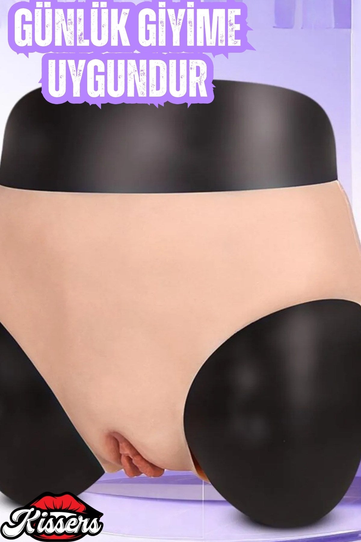 Medikal Silikon Gerçekçi Cilt Dostu Kalça Kaldırıcı Penis Gizleyici Yapay Giyilebilir Vajina