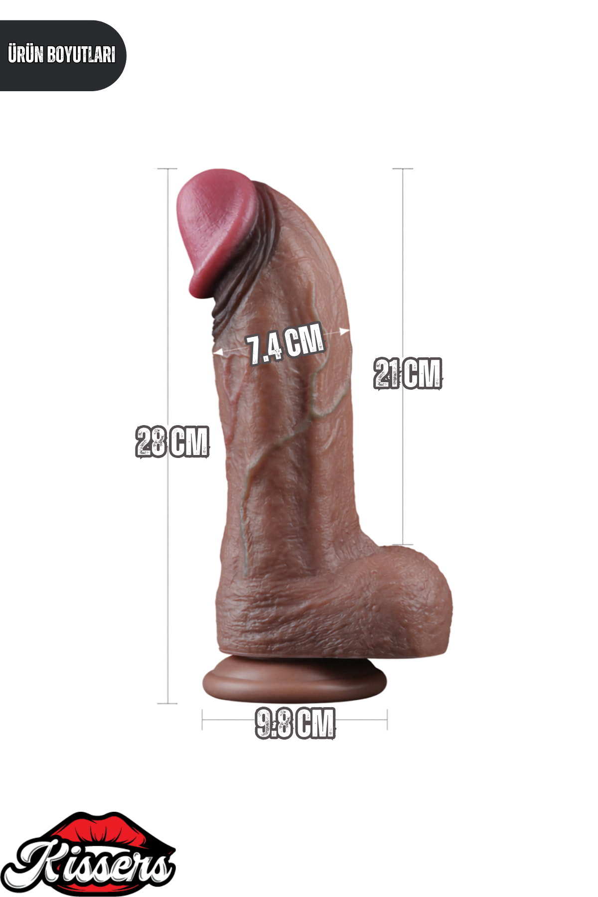 Lovetoy Ultra Realistik Hareketli Deri Çift Katmanlı Platin Silikon Yüksek Kalite Dildo Penis 28 cm