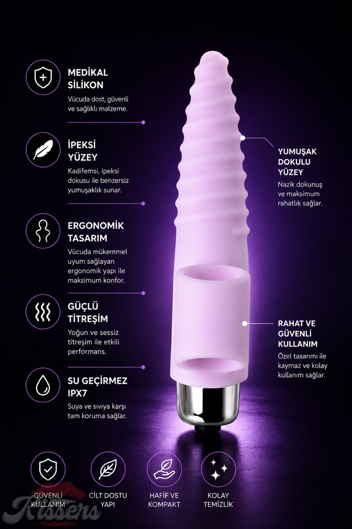 Jos Nova Güçlü Titreşimli Anal Plug