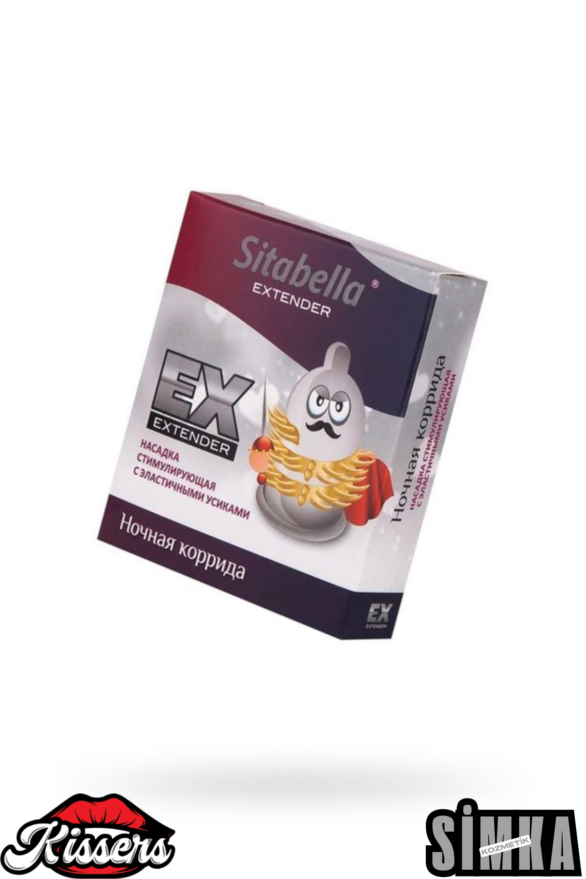 Sitabella Extender Yakıcı Maço Antenli Uyarıcı Prezervatif 12 Adet Lateks Kissers