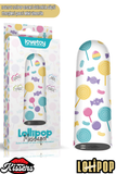 Lovetoy Lolipop Desenli Şarjlı Mini Vibratör Giyilebilir Güçlü Titreşimli Su Geçirmez Masaj Cihazı