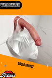 Ultra Realistik Mega Boy Eğilip Bükülebilir Damarlı Esnek Kalın Ten Penis Dildo 26 Cm