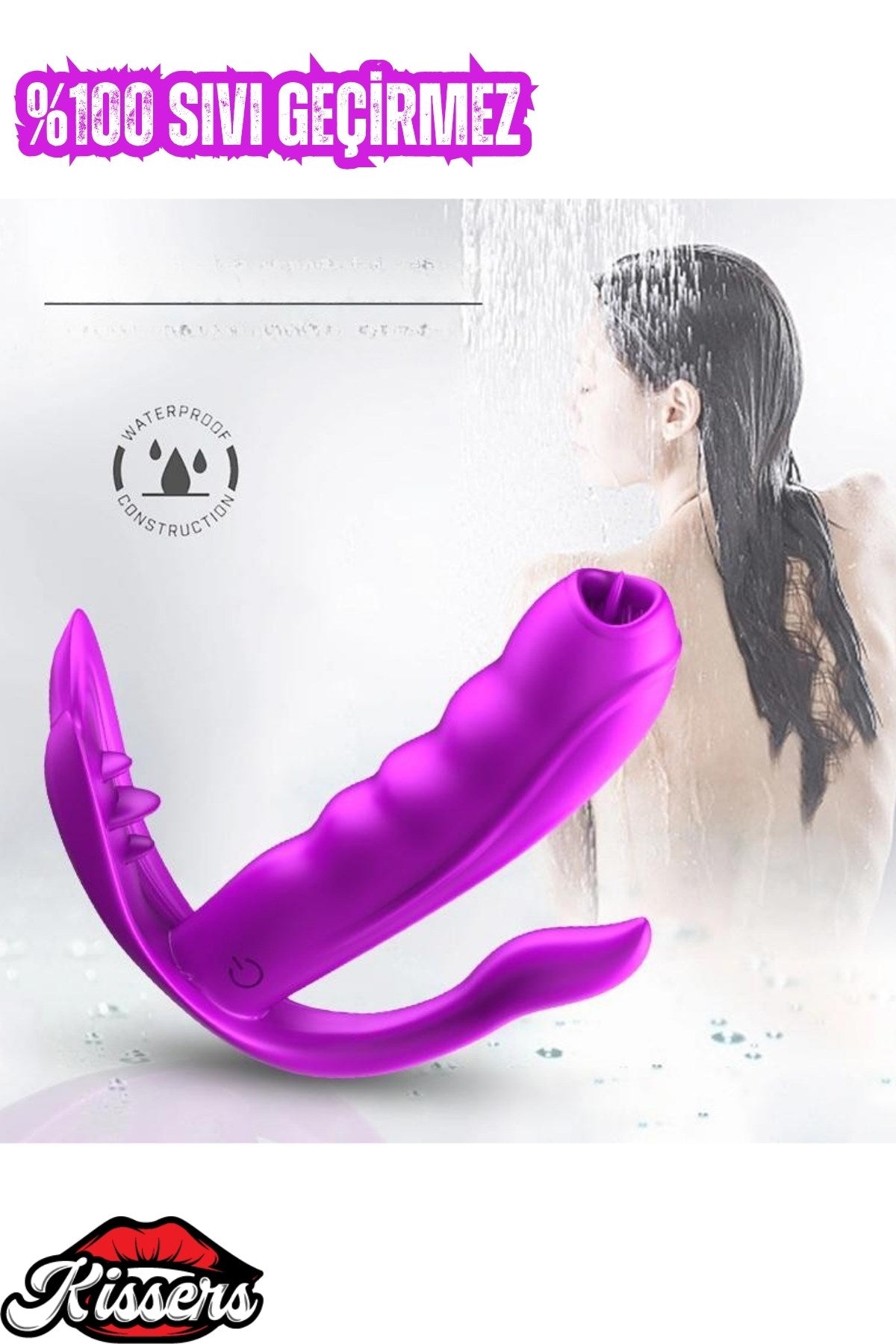 Uzaktan Kumandalı Giyilebilir G Noktası Klitoris Uyarıcılı Isıtmalı Dil Ve Titreşimli Vibratör