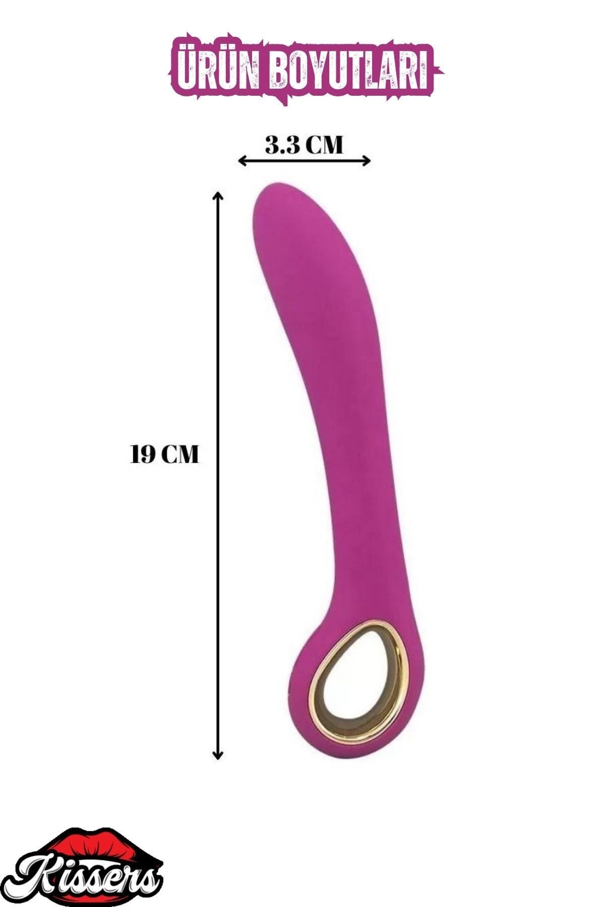 Medikal Silikon Tutma Aparatlı G-Spot ve Anal Uyarıcı Çok Amaçlı Vibratör Fuşya 19 Cm