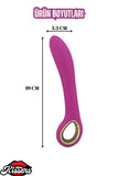 Medikal Silikon Tutma Aparatlı G-Spot ve Anal Uyarıcı Çok Amaçlı Vibratör Fuşya 19 Cm