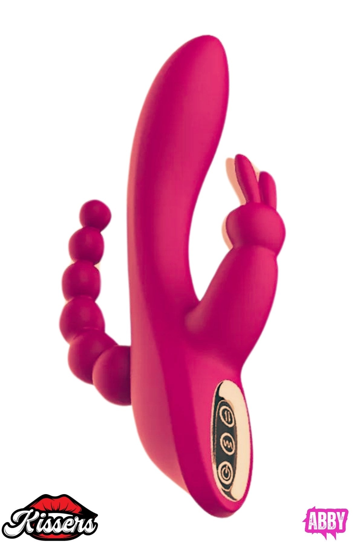 Cinsel Oyuncak Üçlü Tavşan Vibratör - Pembe