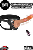 Belden Bağlamalı Rotasyonlu İleri Geri Hareketli Yapay Penis Dildo 22 CM
