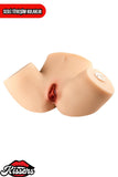 Sesli Titreşim Usb Şarjlı Anal Vajinal Isıtmalı 7.6 Kg 38 cm Beyaz Ten Sex Doll Realistik Kalça