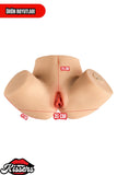 Sesli Titreşim Usb Şarjlı Anal Vajinal Isıtmalı 7.6 Kg 38 cm Beyaz Ten Sex Doll Realistik Kalça