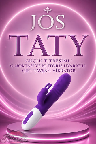 Jos Taty Güç lü Titreşimli G Noktası Ve Klitoris Uyarıcılı Çift Tavşan Vibratör