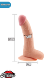 Lovetoy Eğilip Bükülebilir Vantuzlanabilir Ultra Soft Dildo Penis 20 cm