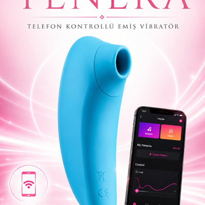 Lovense Dünyanin Her Yerinden Kontrol Edilebilen Tenera Emiş Vibratör