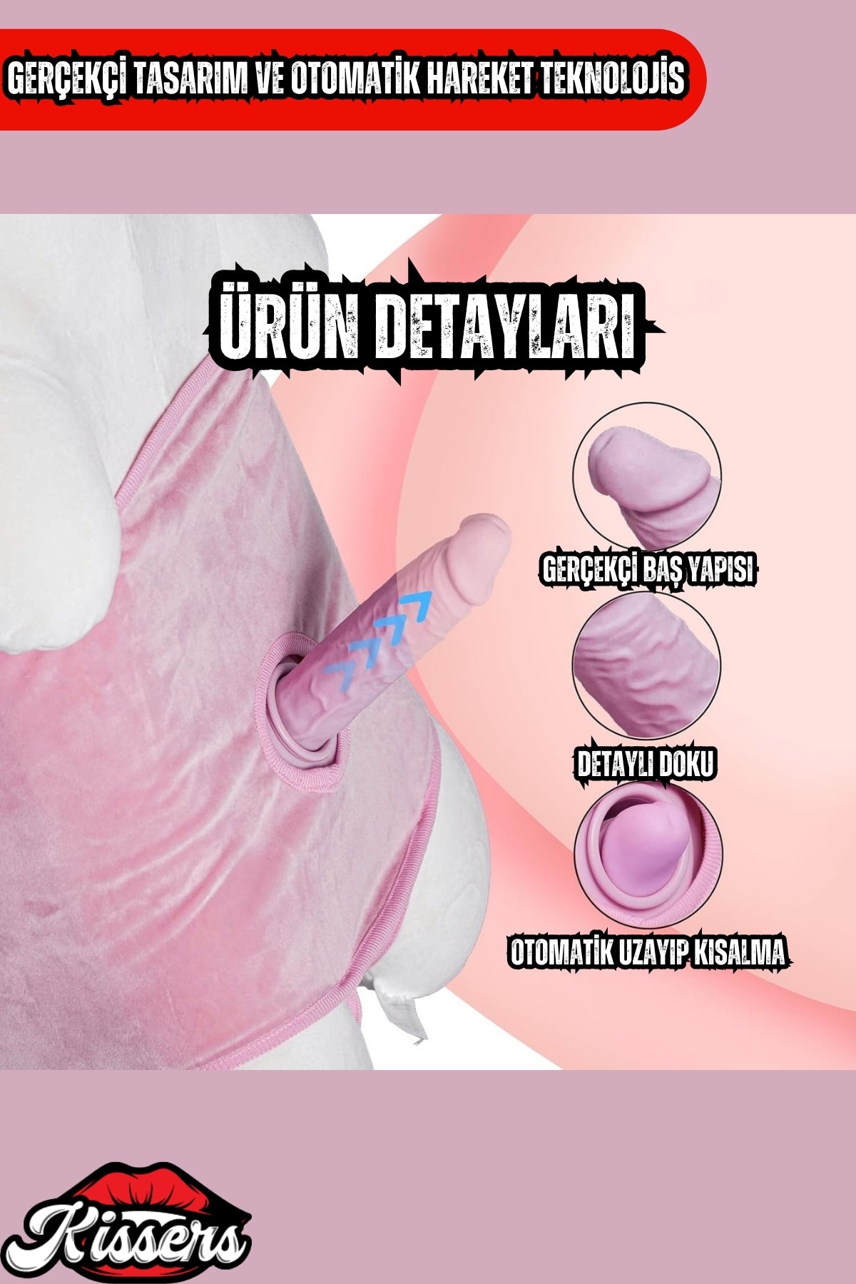 Şarjlı Kumandalı İleri Geri Hareketli Isıtmalı Titreşimli Peluş Köpek Sex Makinesi