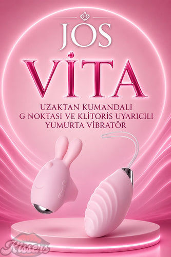 Jos Vita Uzaktan Kumandalı G Noktası ve Klitoris Uyarıcılı Yumurta Vibratör