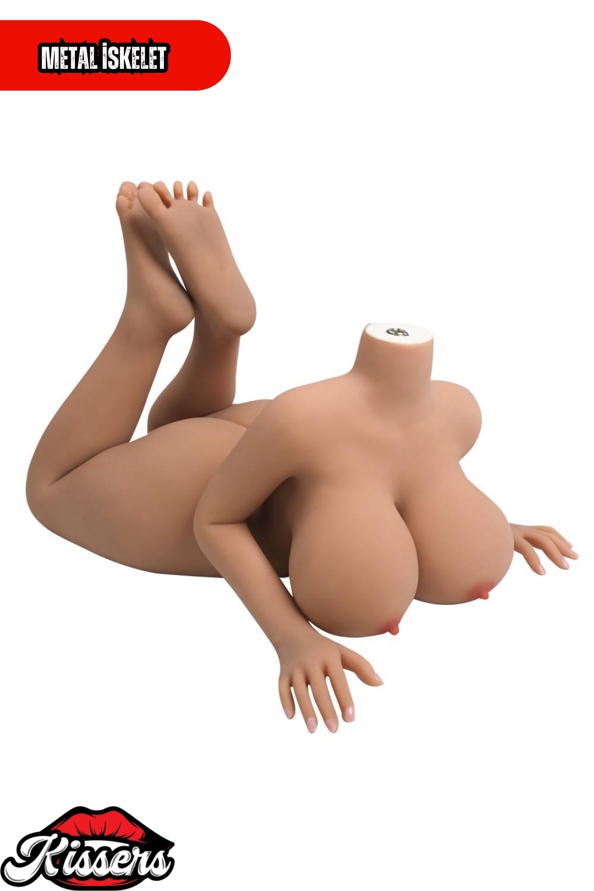 Sesli Titreşim Usb Şarjlı Anal Vajinal Isıtmalı 12.3 Kg 100 cm Beyaz Ten Sex Doll Realistik Manken 2