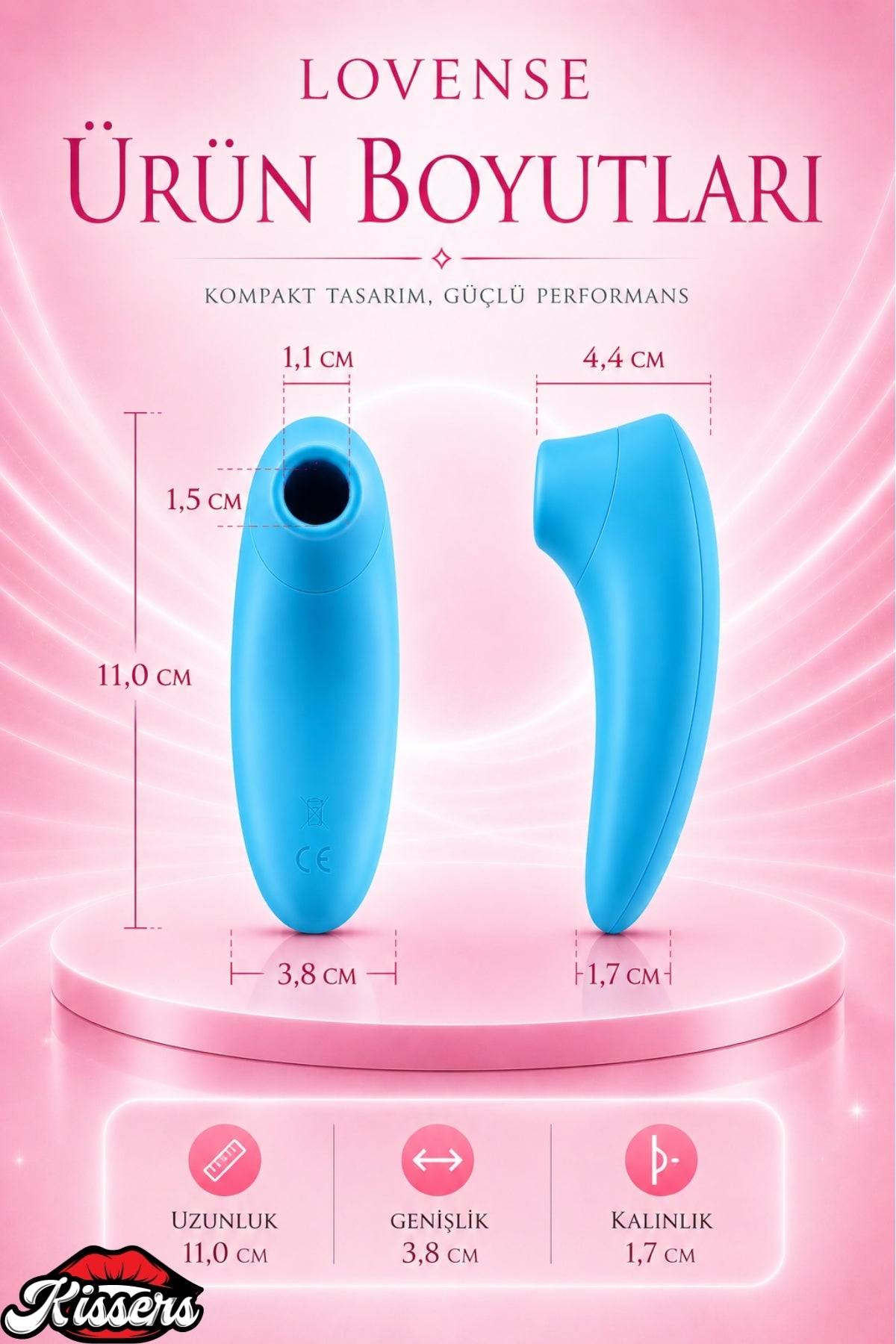 Lovense Dünyanin Her Yerinden Kontrol Edilebilen Tenera Emiş Vibratör
