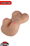 Titreşim Modlu Anal Vajinal Çift Girişli 8 Kg 52 cm Beyaz Ten Sex Doll Realistik Yarım Manken