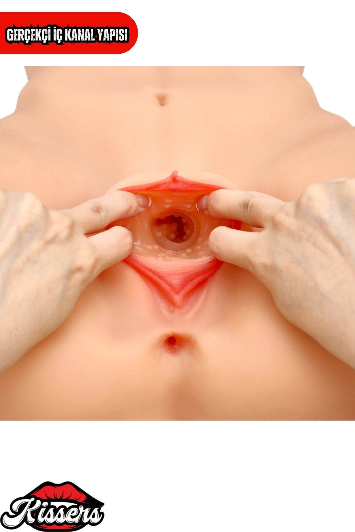Titreşim Modlu Anal Vajinal Çift Girişli 10 Kg 52 cm Beyaz Ten Sex Doll Realistik Yarım Manken