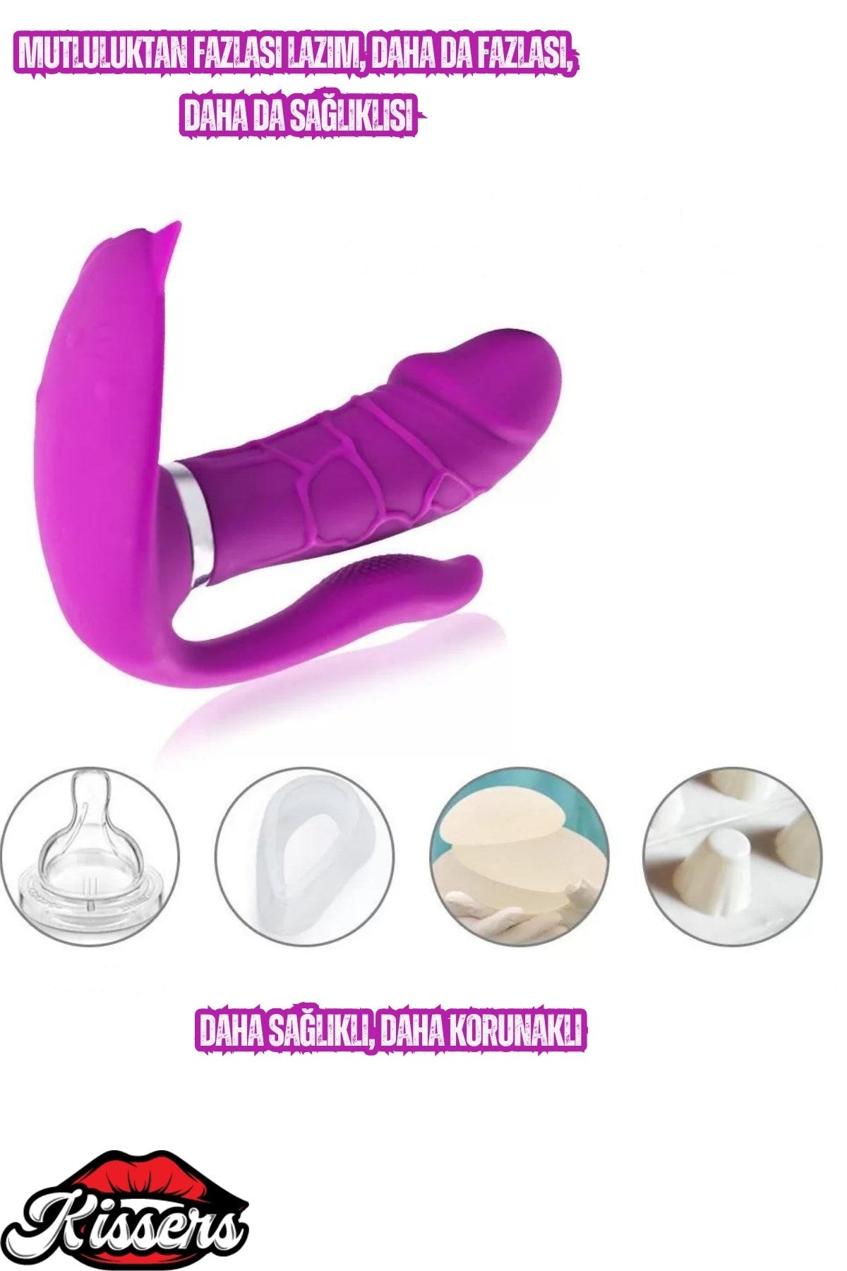 Uzaktan Kumandalı Isıtmalı 3 Motorlu G Nokta Ve Klitoris Uyarıcılı Giyilebilir Titreşimli Vibratör