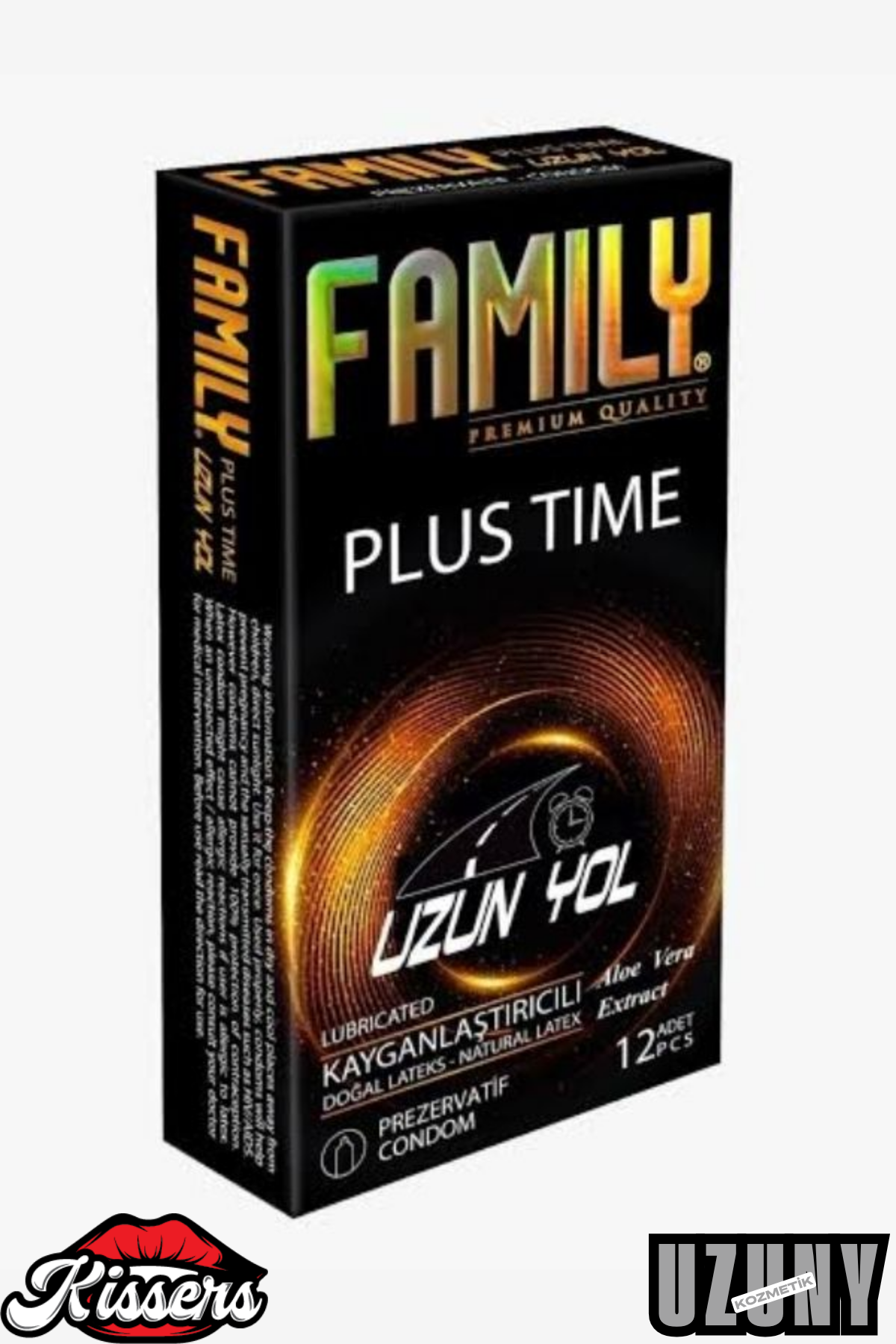 Family Plus Time Aloe Vera’lı Uzun Süreli Kayganlaştırıcı Prezervatif 52 Mm 12 Li