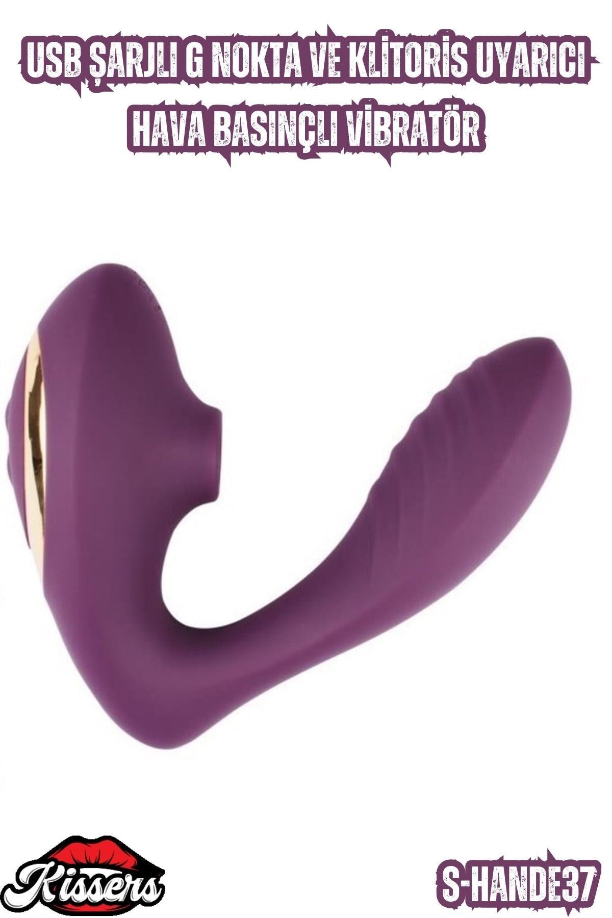 Usb şarjlı G Nokta ve Klitoris Uyarıcı Hava Basınçlı Vibratör