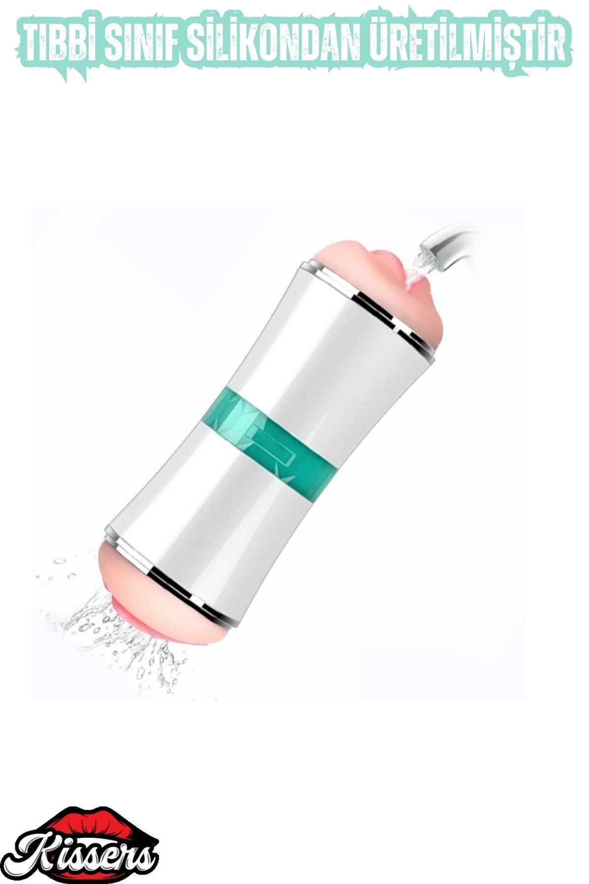 Ağız ve Vajina Çift Girişli Yüksek Kaliteli Kutulu Saklanabilir Suni Vajina Mastürbatör