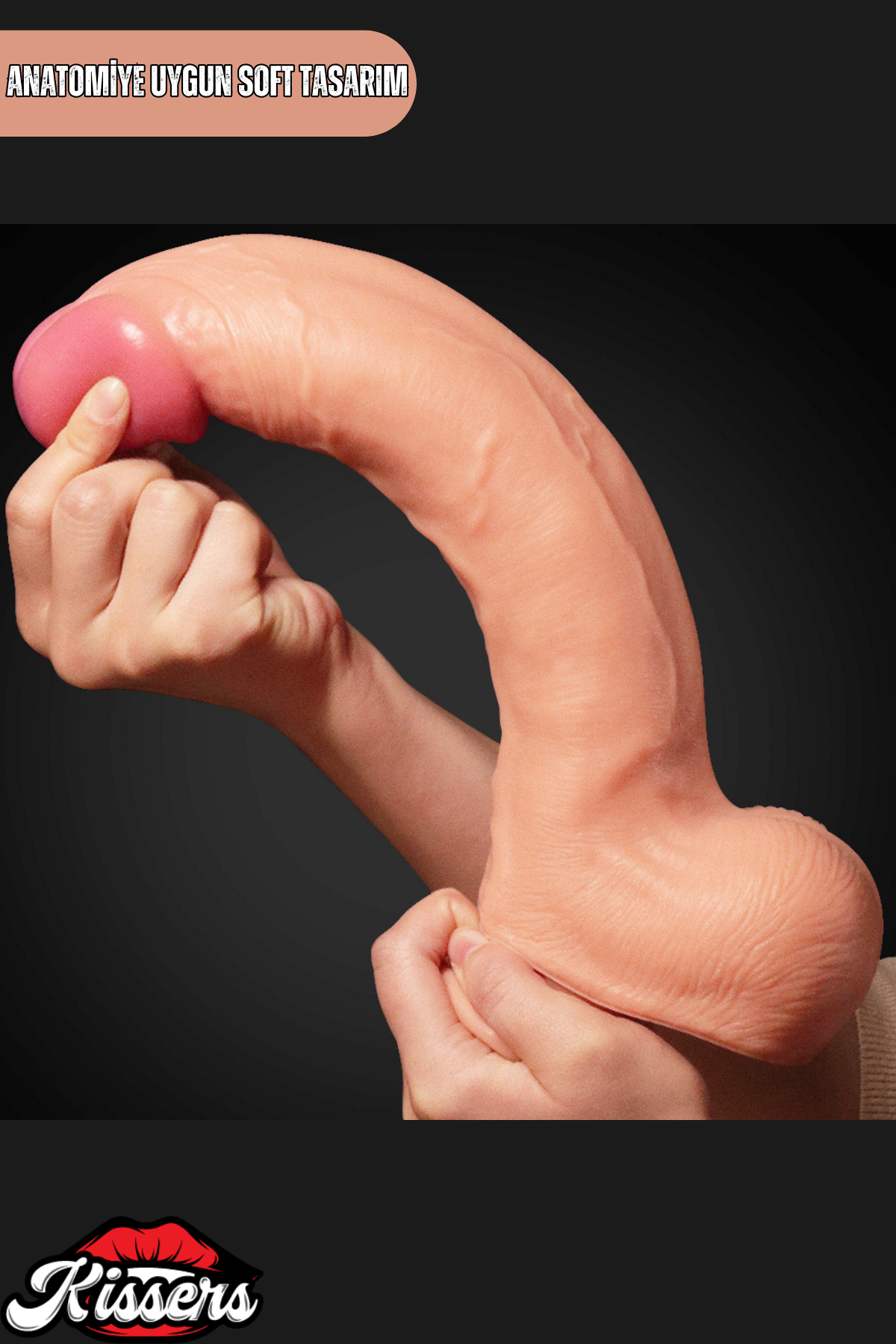 Lovetoy Ultra Realistik Hareketli Deri Çift Katmanlı Platin Silikon Yüksek Kalite Dildo Penis 30.5 cm