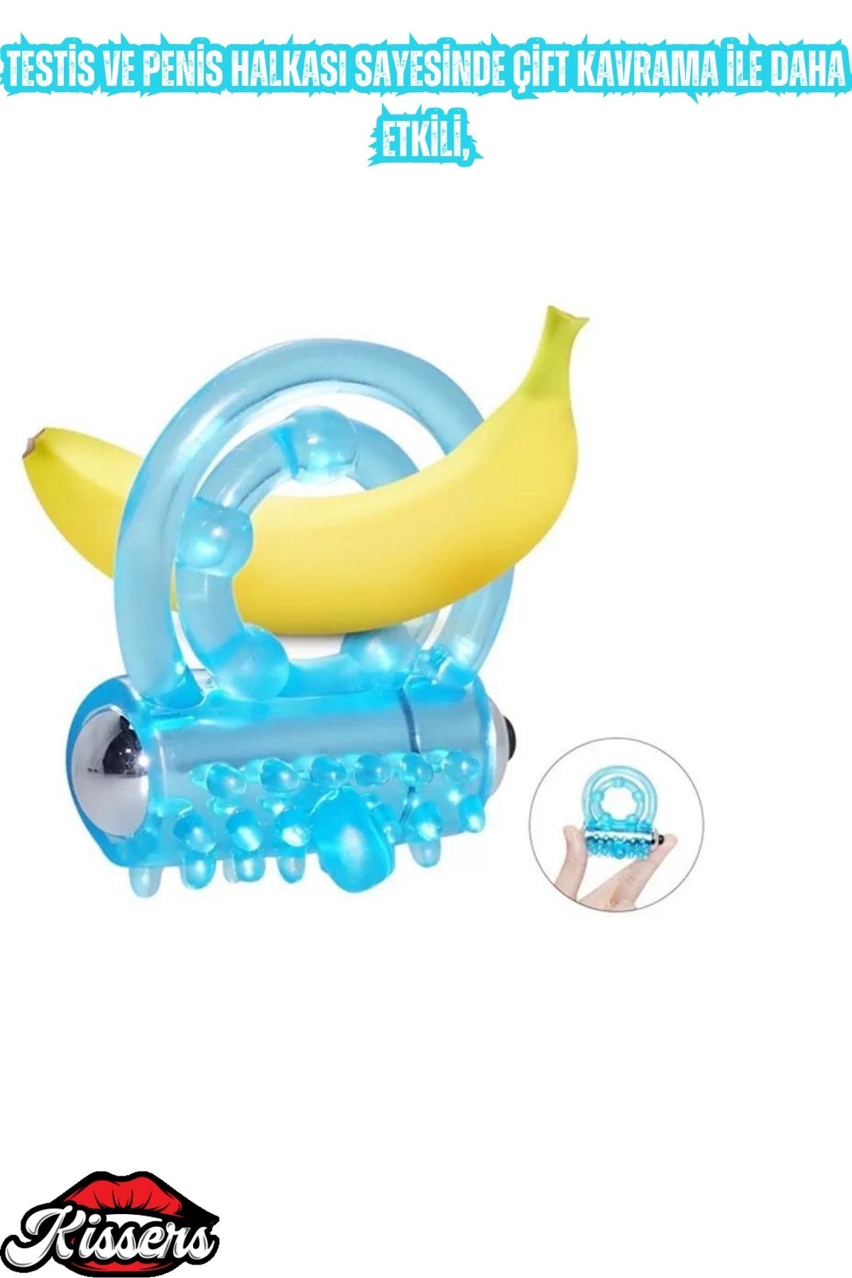 Güçlü Titreşimli Penis Yüzüğü Klitoris G Nokta Uyarıcı Testis ve Penis Halkası