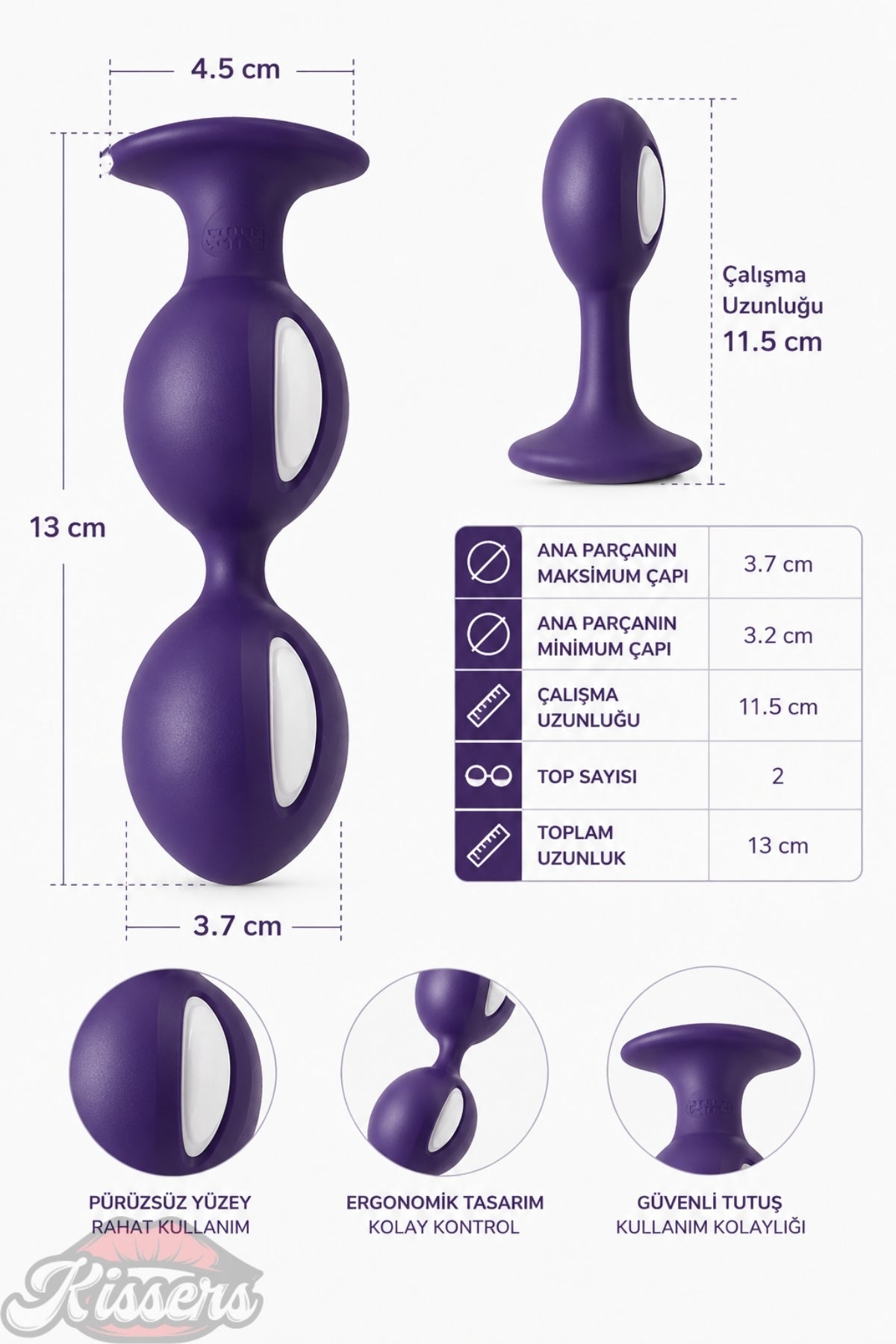 Fun Factory B  Balls Yoğun Uyarımlı Anal Plug