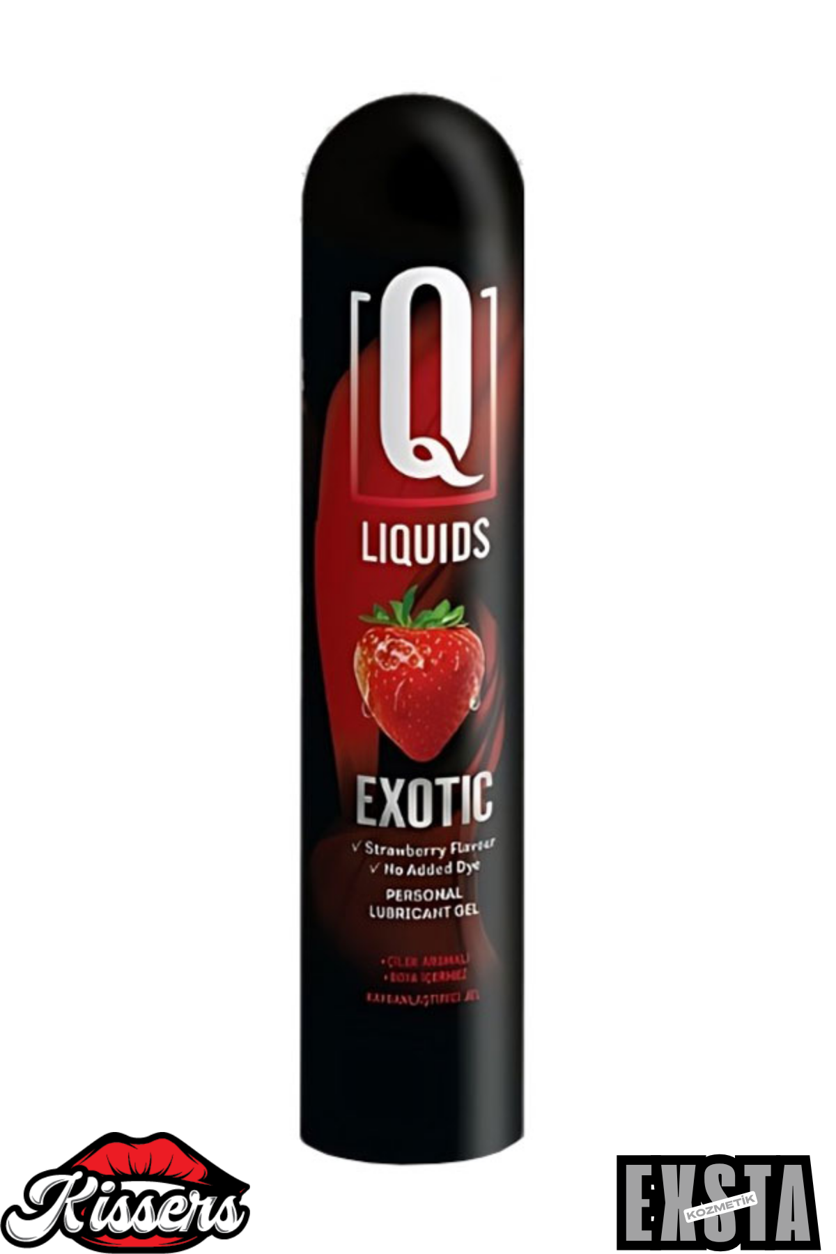 Q Liquids Exotic Çilek Aromalı Kayganlaştırıcı Jel 125 ml Yenilebilir Formül