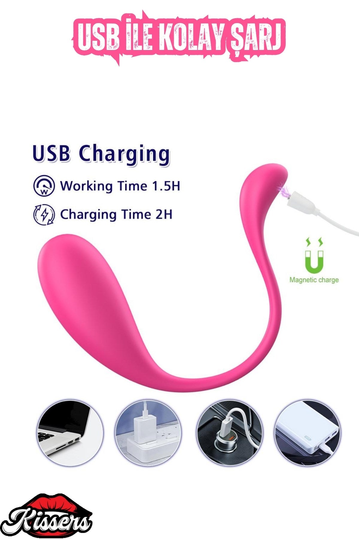 Lophin App Şarjlı Telefon Kontrollü Güçlü Titreşimli Çok Sessiz Giyilebilir Mini Vibratör