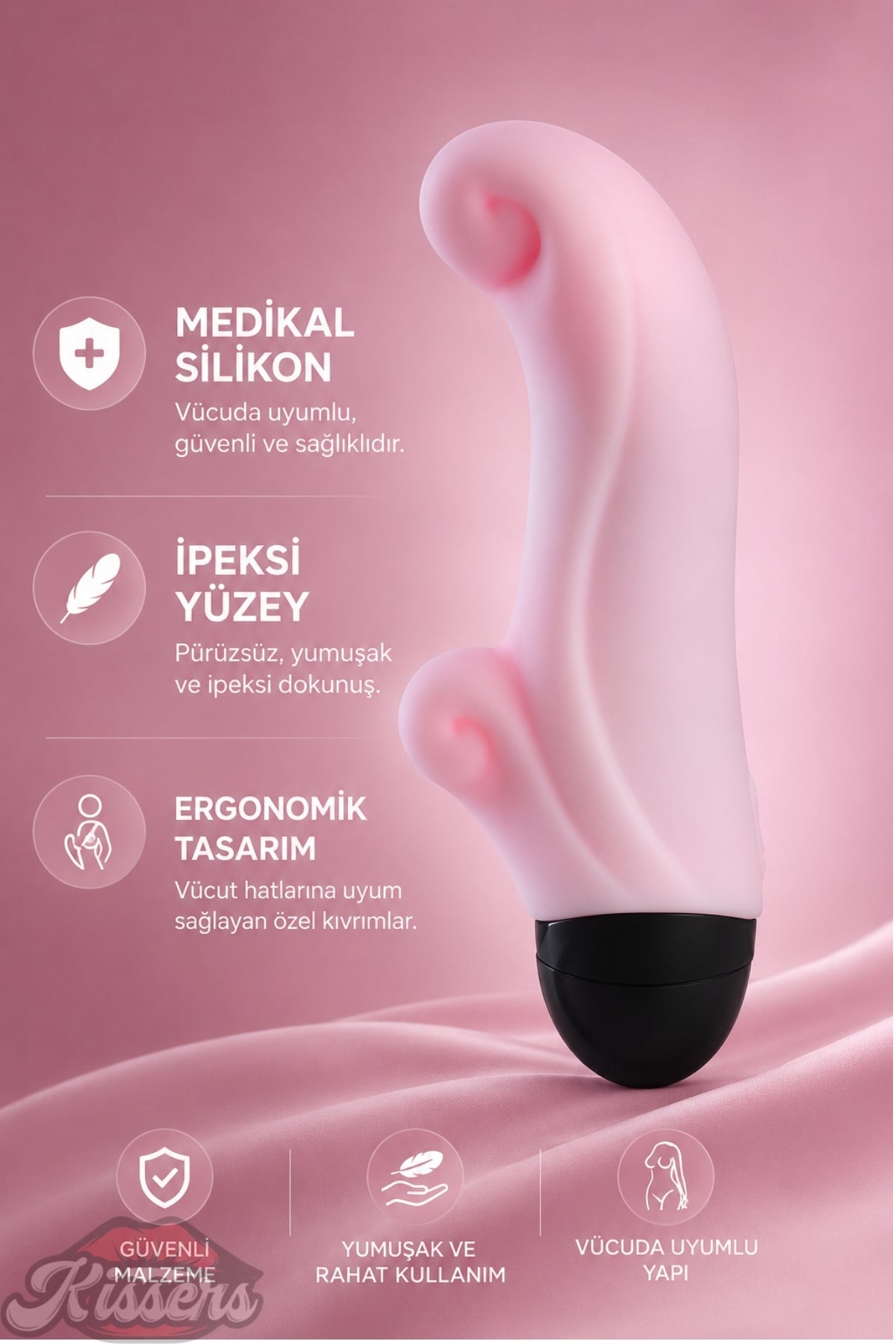 Fun Factory Vibes Güçlü Titreşimli Pilli G Noktası ve Klitoris Uyarıcılı Okyanus Dalgalı Vibratör