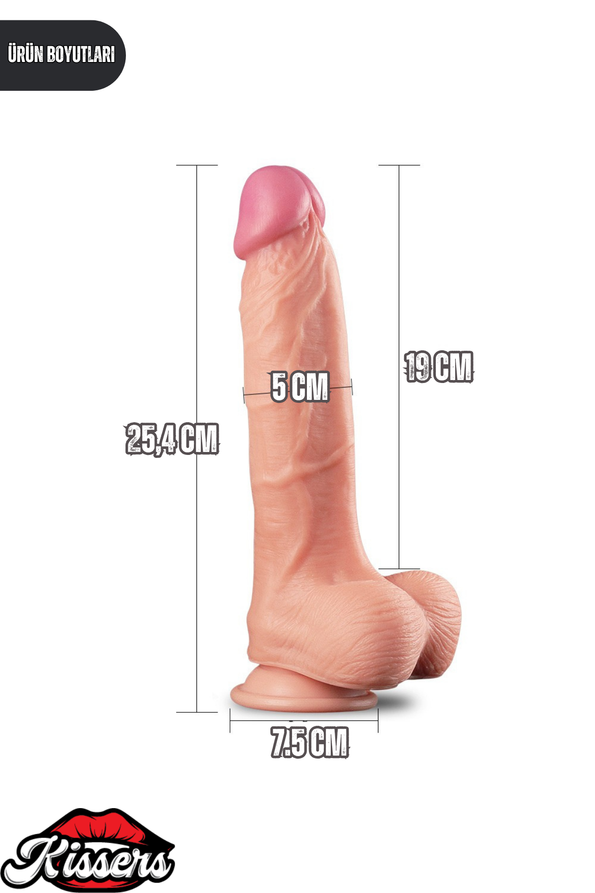 Lovetoy Ultra Gerçekçi Çift Katmanlı Platin Silikon Yüksek Kalite Dildo Penis 25.4 cm