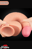 Lovetoy Ultra Gerçekçi Çift Katmanlı Platin Silikon Yüksek Kalite Dildo Penis 30.5 cm