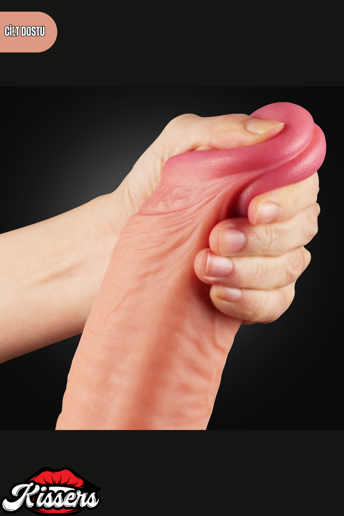 Lovetoy Ultra Gerçekçi Çift Katmanlı Platin Silikon Yüksek Kalite Dildo Penis 30.5 cm