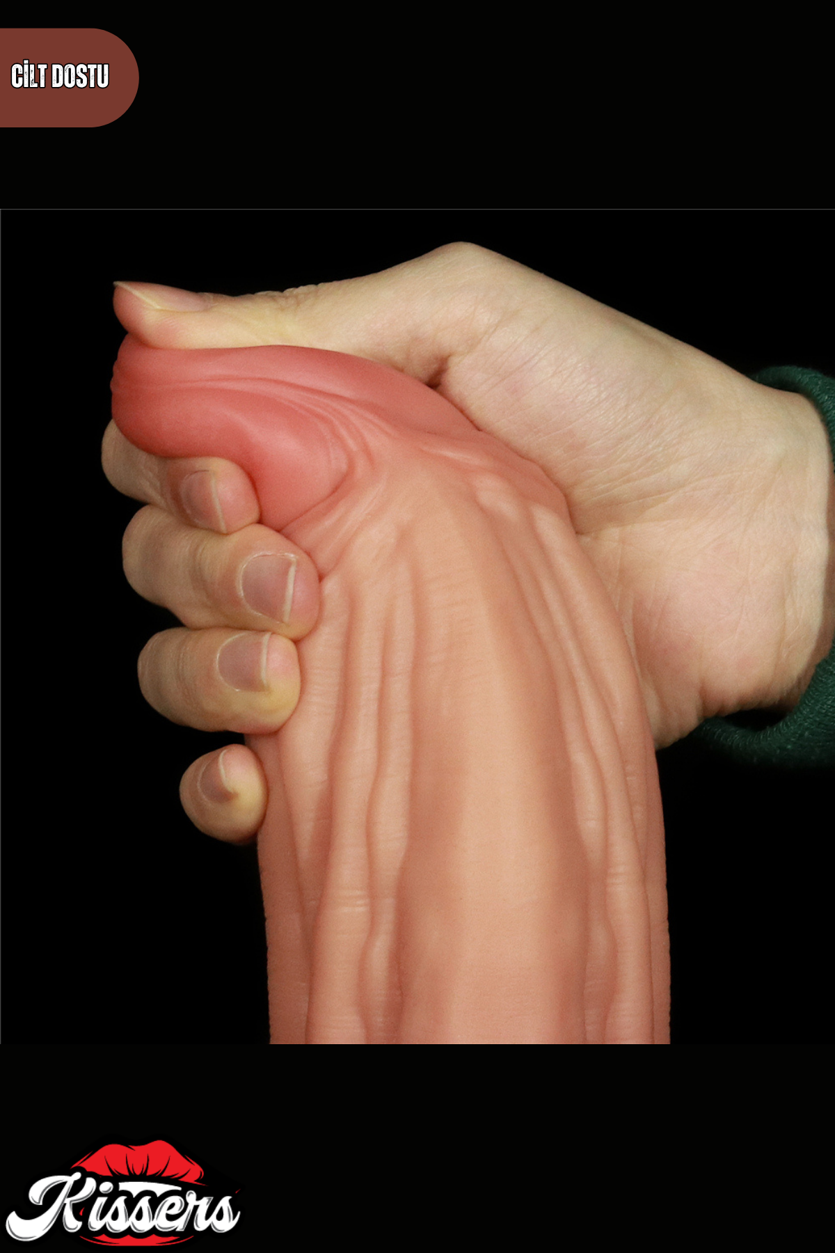 Lovetoy Ultra Gerçekçi Çift Katmanlı Platin Silikon Yüksek Kalite Dildo Penis 24.5 cm