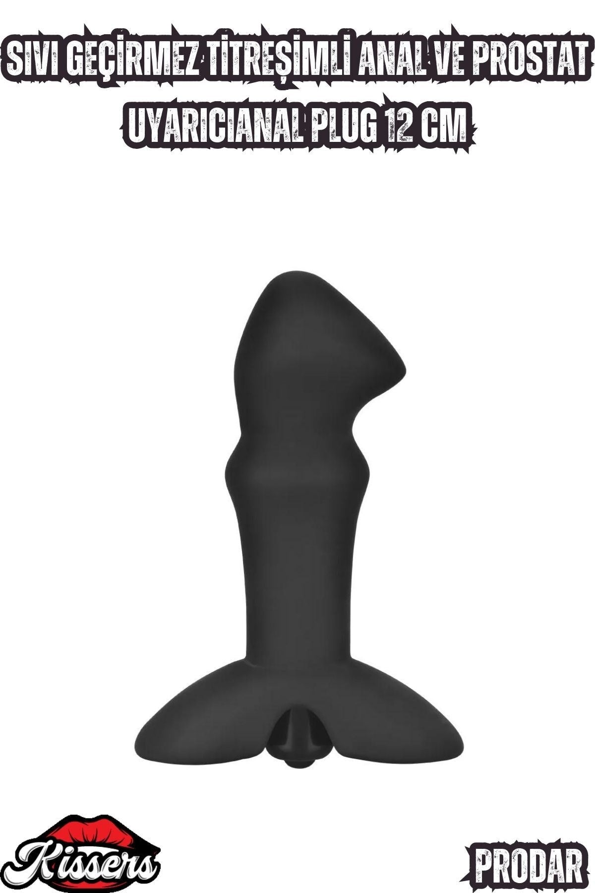 Sıvı Geçirmez Titreşimli Anal Ve UyarıcıAnal Plug 12 Cm