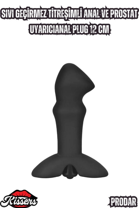 Sıvı Geçirmez Titreşimli Anal Ve UyarıcıAnal Plug 12 Cm