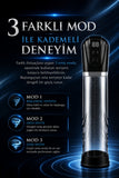 Automatic ML 3 Büyük Hazneli Dijital Ekranlı 3 Modlu Yüksek Performans Manyetik Şarjlı Otomatik Penis Pompası