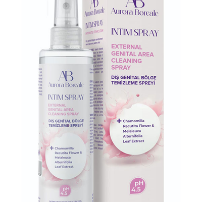 Viaxi Aurora Boreale İntim Dış Genital Bölge Temizleme Spreyi 150 ml Günlük Bakım