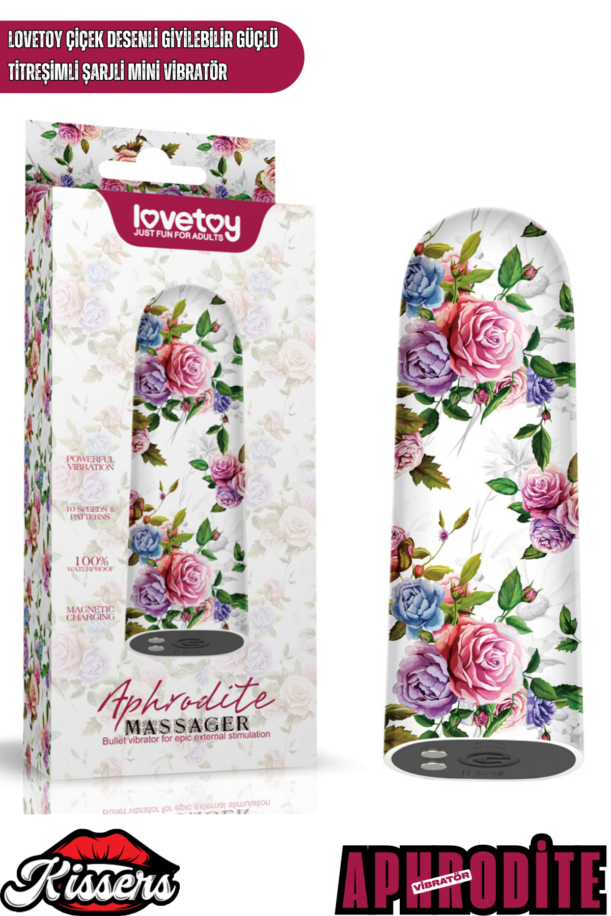 Lovetoy Uzaktan Kumandalı Şarjlı Giyilebilir Dantel Külotlu Güçlü Titreşimli Mini Vibratör