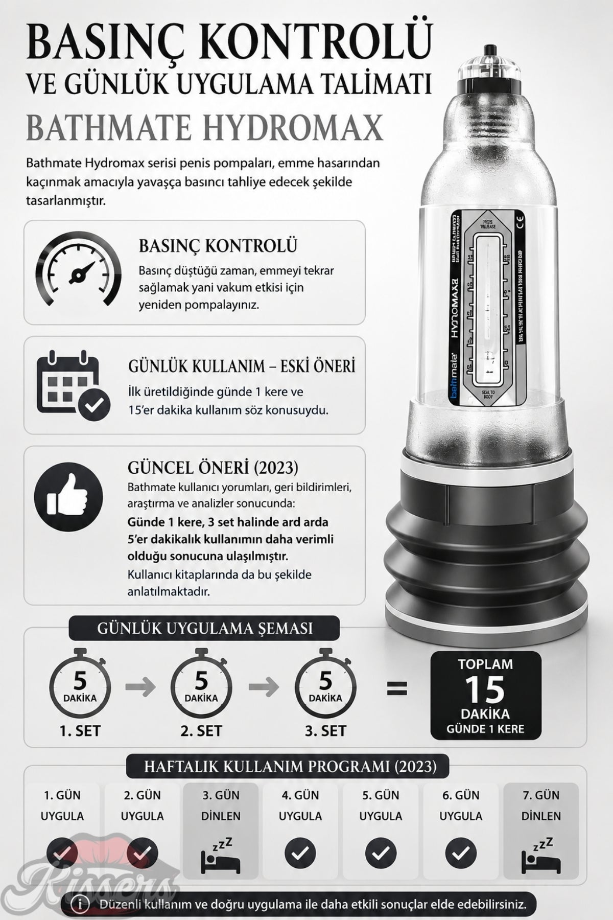 Bathmate Etkili Ultra Güçlü Hidroponik Hydromax 9 Penis Pompası