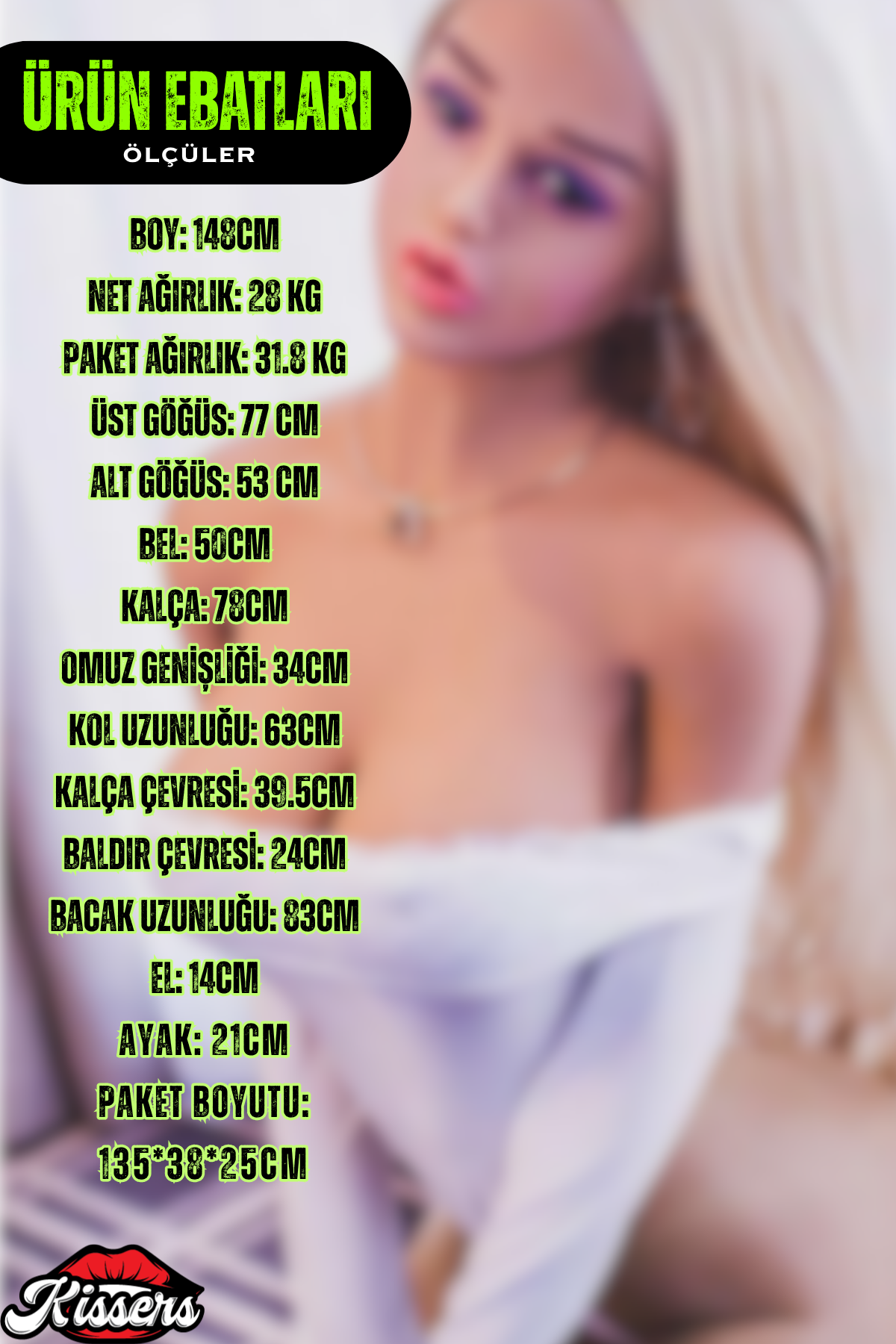 Gerçekçi Boyutlarda Evo İskelet Sistemli Ultra 1.48 Boy 28 Kg Sex Doll Realistik Manken Mia