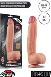 Lovetoy Ultra Gerçekçi Çift Katmanlı Platin Silikon Yüksek Kalite Dildo Penis 30.5 cm
