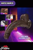 Uzaktan Kumandalı Titreşimli Isıtmalı İleri Geri Hareketli Realistik Penis Vibratör 24 Cm