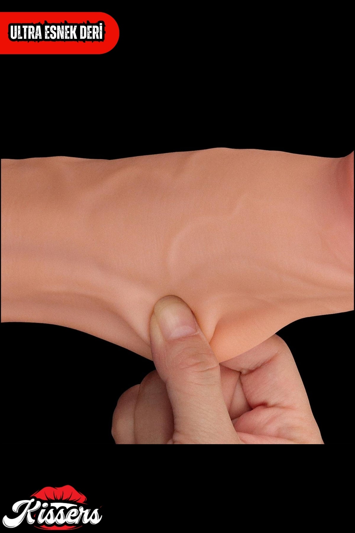 Mega Boy Hareketli Kayar Deri Çift Katmanlı Realistik Dildo Ultra Yumuşak Gerçekçi Titreşimli Yapay Penis 29 cm