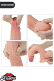 Lovetoy Ultra Gerçekçi Çift Katmanlı Platin Silikon Yüksek Kalite Dildo Penis 20.5 cm
