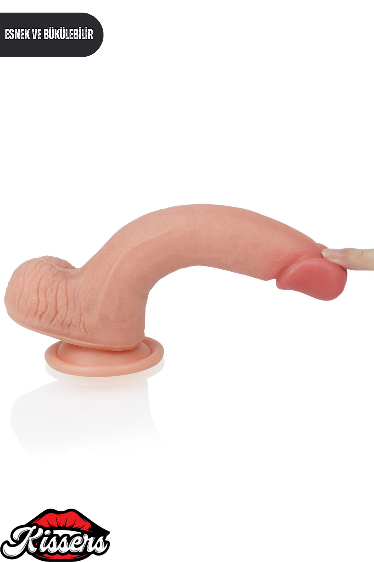 Lovetoy Ultra Gerçekçi Çift Katmanlı Platin Silikon Yüksek Kalite Dildo Penis 20.5 cm