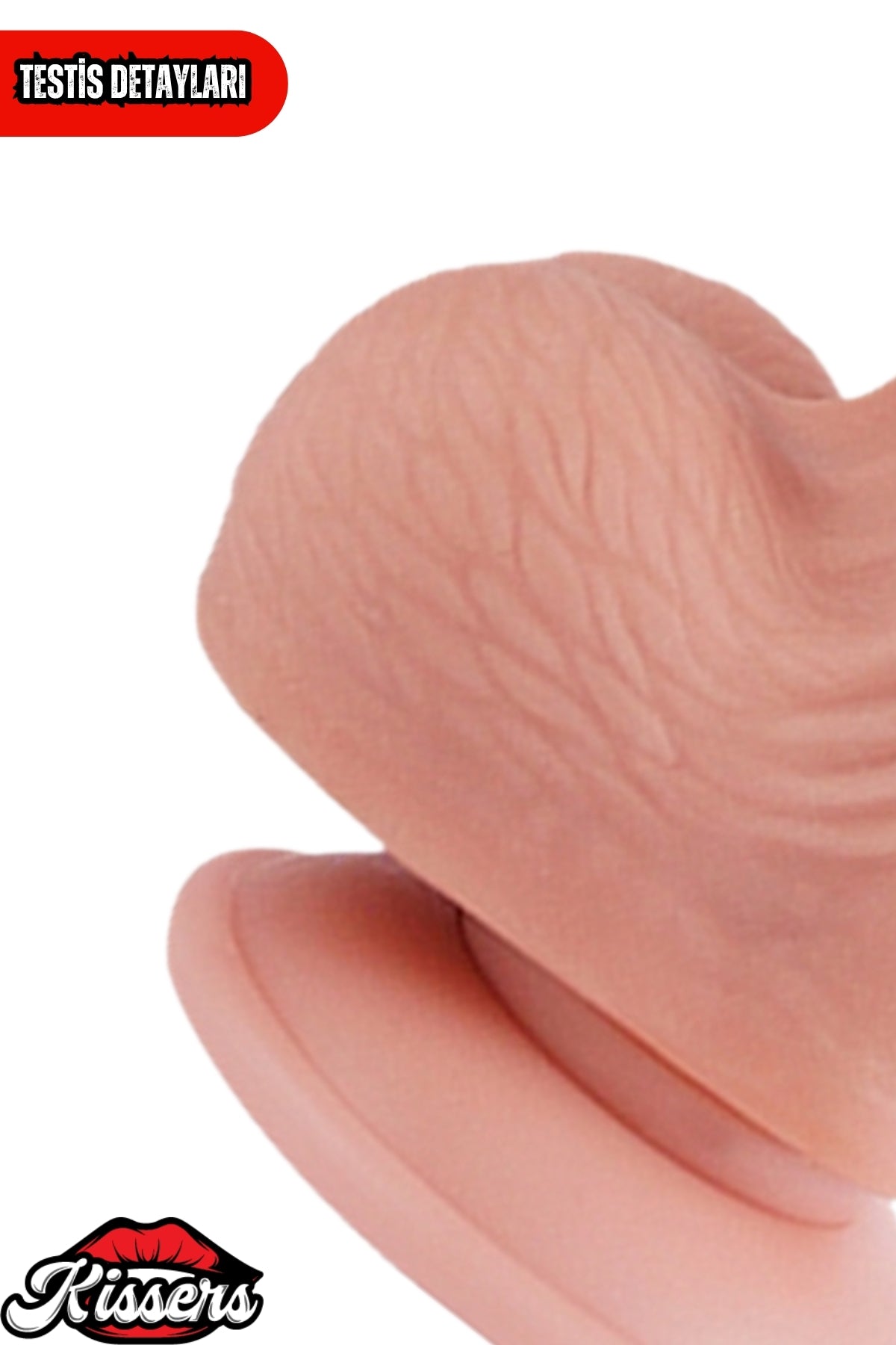 Hareketli Kayar Deri Çift Katmanlı Realistik Dildo Ultra Yumuşak Gerçekçi Titreşimli Yapay Penis 22 cm