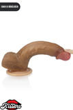Lovetoy Ultra Gerçekçi Çift Katmanlı Platin Silikon Yüksek Kalite Dildo Penis 22 cm